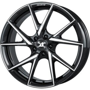 Alutec diamond-black frontpolished 7,5x18 4x100 ET38 CB63,3 60° 635 kg