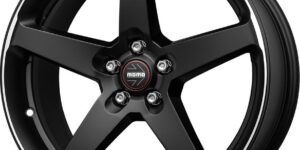 Momo Matt Black Polished 8,5x19 5x114,3 ET45 CB72,3 60° 700 kg