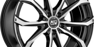 MSW Gloss Black Full Polished 7,5x17 5x120 ET45 CB72,6 60° 875 kg