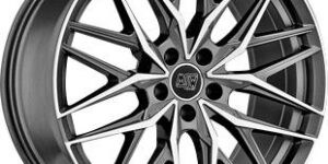 MSW Matt Gun Metal Full Polished (Mgmfp) 9,5x21 5x108 ET42 CB63,4 60° 770 kg