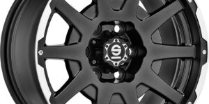 Sparco Matt Black Lip Polished+Rivets 8,5x18 6x135 ET25 CB87,1 60° 1200 kg
