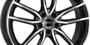 MAK MAK Evo-D Black Mirror 9,5x20 5x112 ET57 CB66,6 (Long Bolt) R14 1020 kg