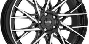 DOTZ Dotz Fuji dark Black/polished 8x18 5x114.3 ET48 CB71,6 60° 690 kg