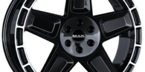 MAK MAK Trek Gloss Black Mirror Ring 9x20 5x127 ET45 CB71,6 60° 1050 kg